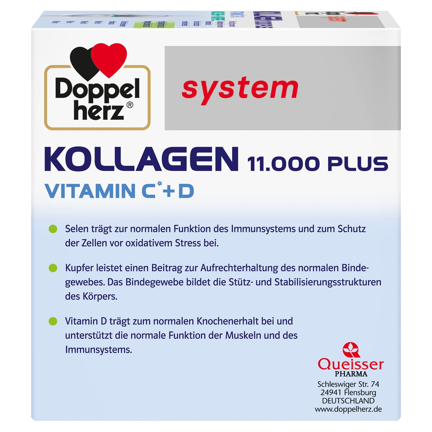 Doppelherz collagen 11,000 ampoules, 30 x 25 ml, PZN:7625039 My StoreBuy Supplements Australia