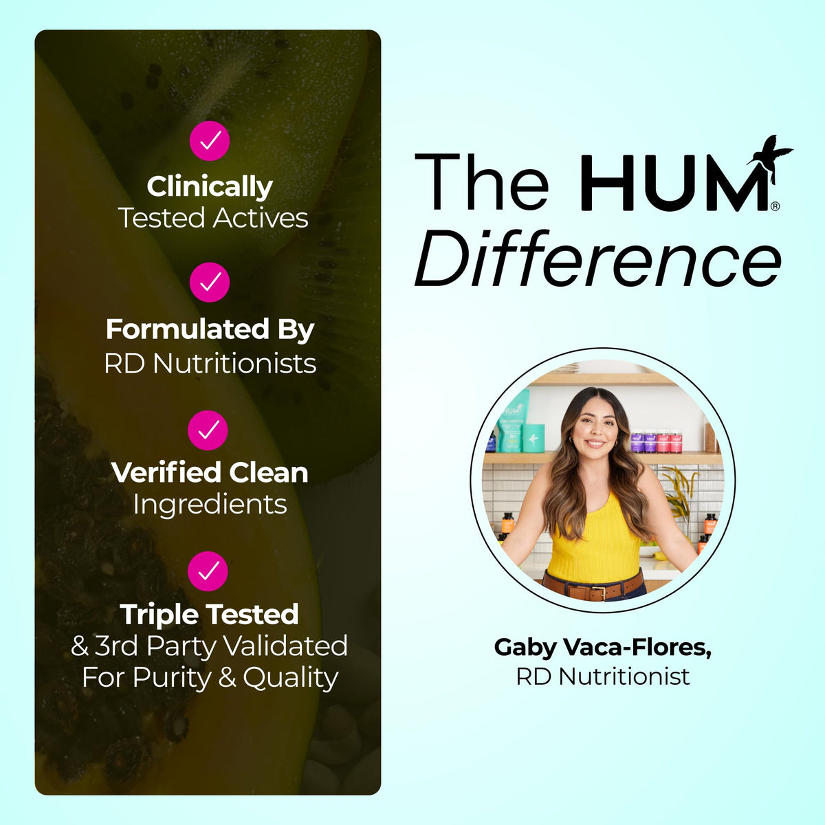 HUM Daily Cleanse Acne Supplements for Women & Men, Gentle Digestive Cleanse for Clear Skin Support, Zinc, Spirulina, Chlorella, Detoxifying Herbs, Organic Algae, Skin Vitamins Supplement, 60 Capsules HUMBuy Supplements Australia