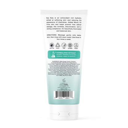 Exfoliating Face Scrub with Monoi Oil & Sea Kelp – Clarifying & Firming Facial Exfoliator with Natural Pumice – Vegan, Paraben-Free, 5.1 fl oz VITAMINS AND SEA BEAUTY buy supplements Au