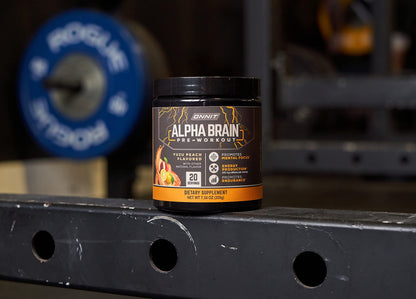 ONNIT Alpha Brain Pre-Workout - Yuzu Peach (20 Serving Tub) ONNITBuy Supplements Australia