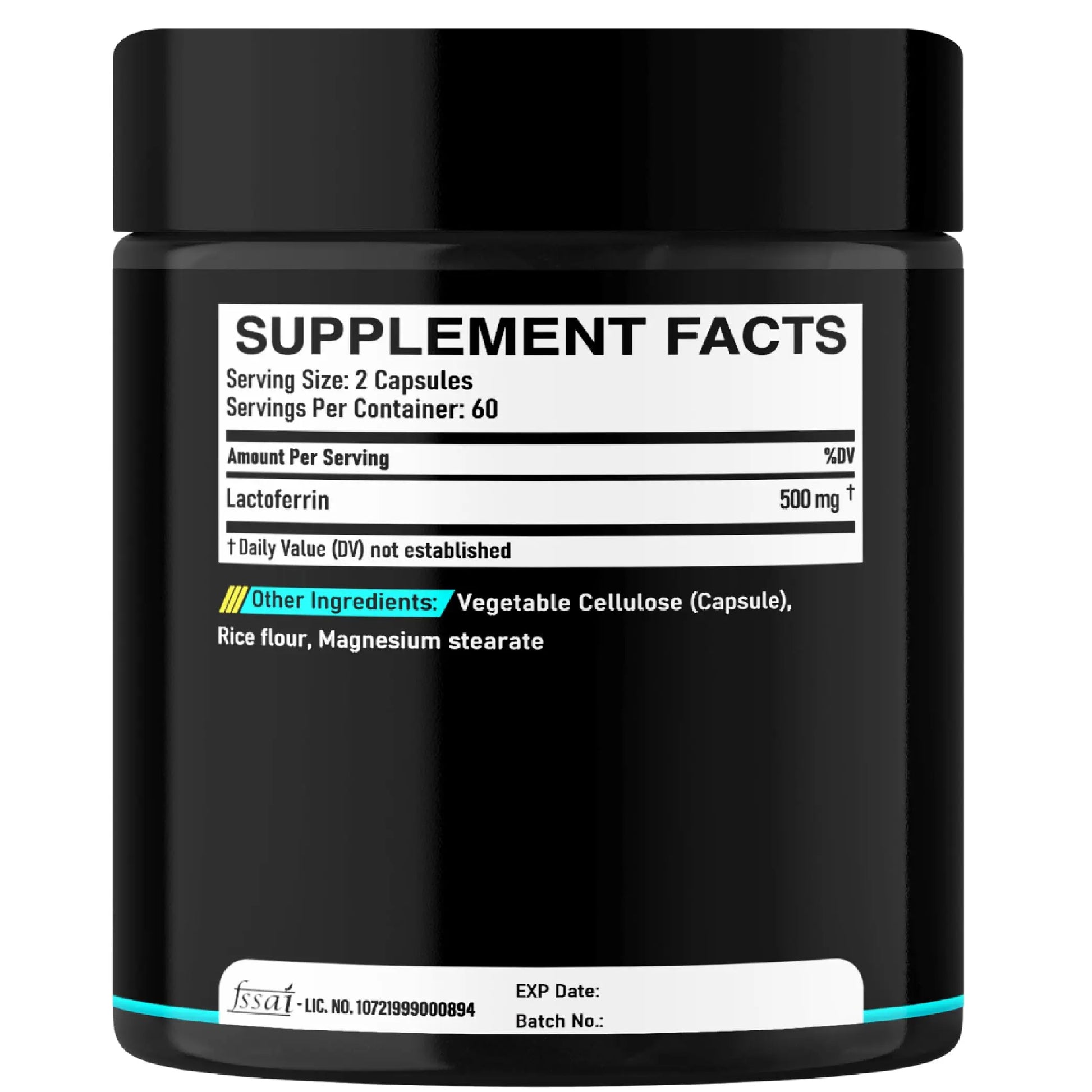 DEDICAD 500Mg Lactoferrin Supplement - 120 Capsules for 2-Month Supply DEDICAD buy supplements Au
