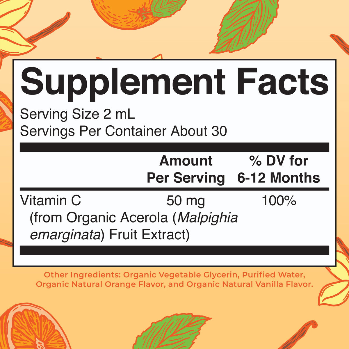 MaryRuth Organics Infant & Baby Vitamin C Supplement | USDA Organic Vitamin C Liquid Drops for Infants | Ages 6-12 Months | Immune Support | Overall Health | Vegan | Non-GMO | Gluten Free | 2 Fl Oz MARYRUTH'SBuy Supplements Australia