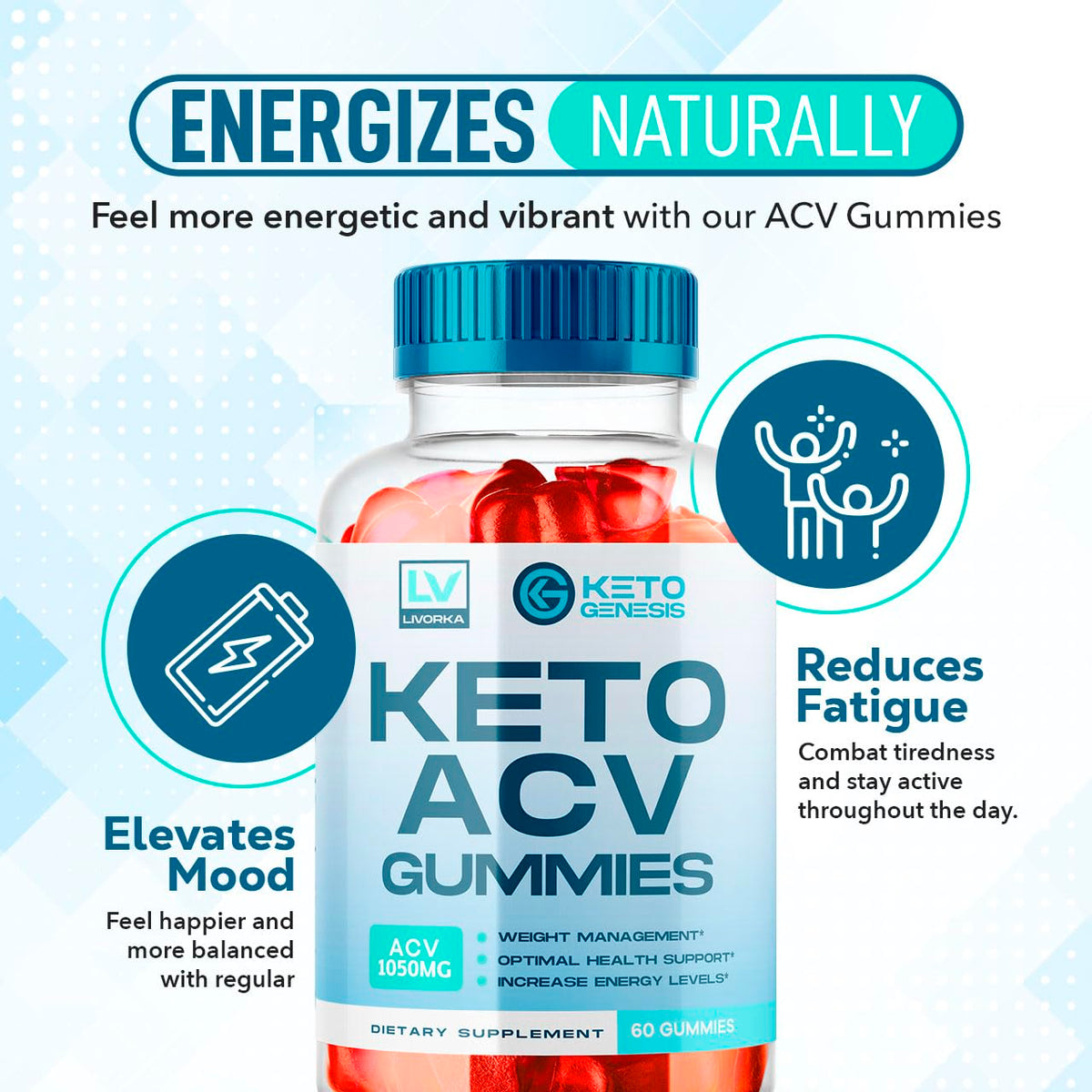 5 Pack - Keto Genesis Keto ACV Gummies Advanced Weight Loss, Genesis ACV, Genesis LIVORKABuy Supplements Australia
