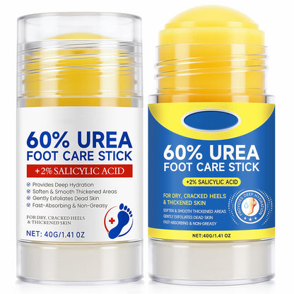 Loobexery 2 Pcs 60% Urea with 2% Salicylic Acid Foot Care Stick, Urea Foot Cream for Cracked Feet, Repairs Dry Rough Heels Fast, Foot Lotion Moisturizer for Dead Skin, Hydrating Heel Balm Loobexery buy supplements Au
