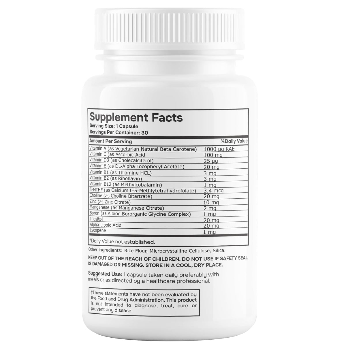 Methylfolate & Methylated Multivitamin envitaminBuy Supplements Australia