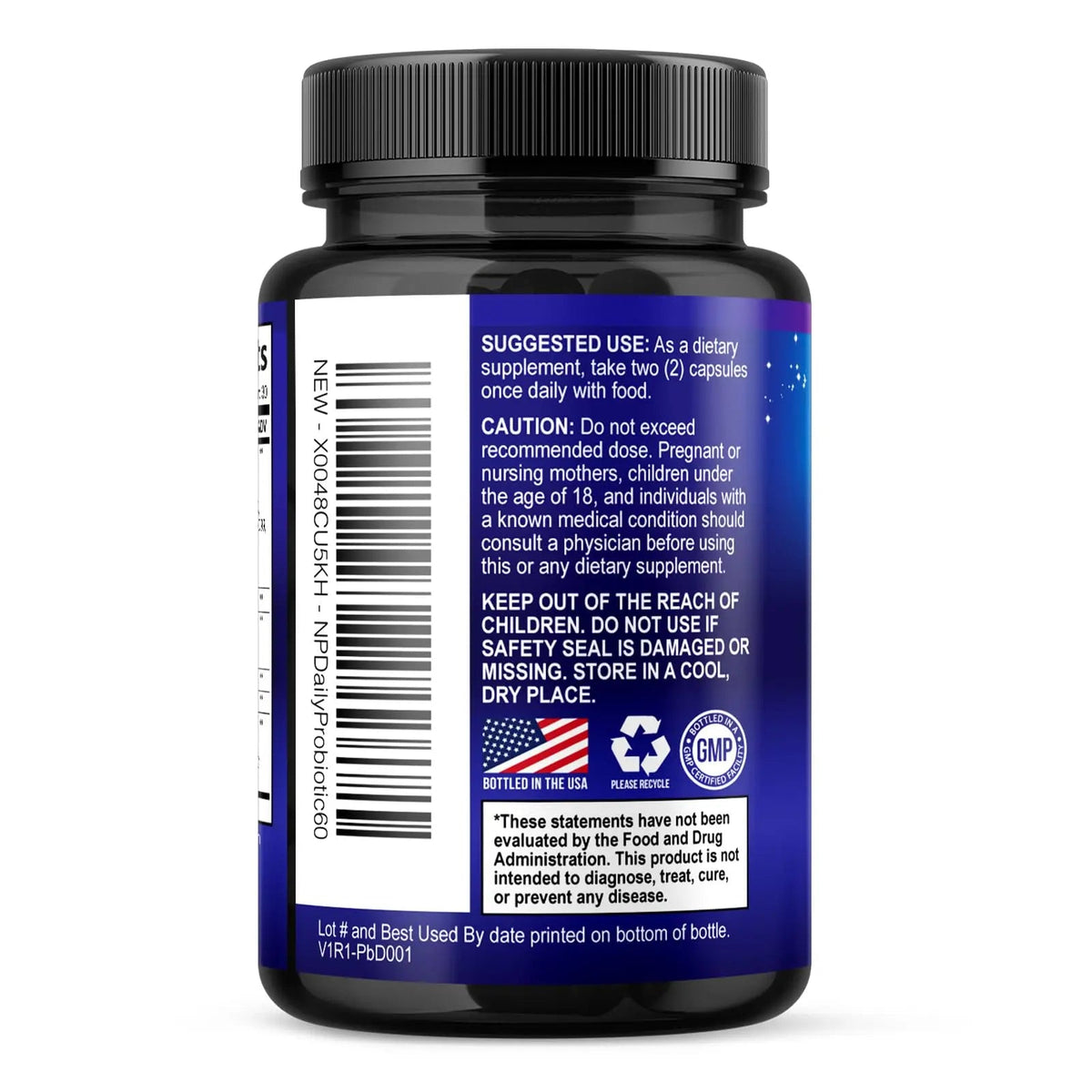 Probiotics 60 Billion CFU - 10 Strains + Digestive Enzymes & Prebiotics - Best Probiotic for Women & Men, Supports Immune, Gut Health, Occasional Constipation, Diarrhea, Gas & Bloating - 60 Capsules Nature's PeakBuy Supplements Australia
