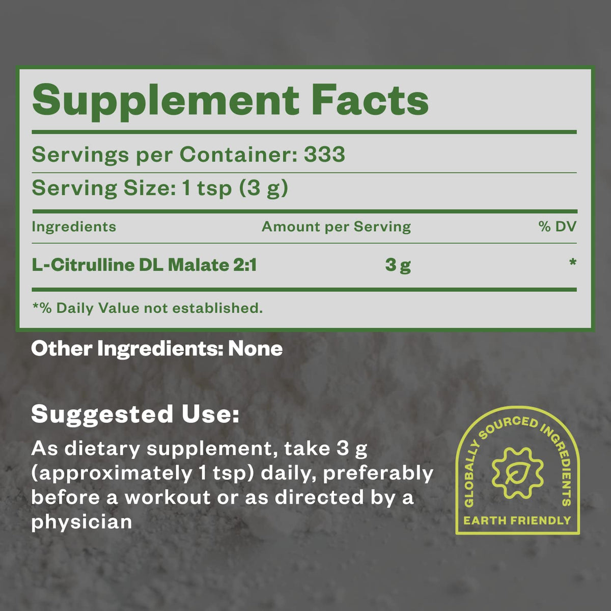 Purisure Citrulline Malate 2:1 Powder, 1 kg, Citrulline Supplement and Citrulline Nitrate for Strength Performance and Energy, Pre-Workout L Arginine L Citrulline Supplement Powder, 334 Servings