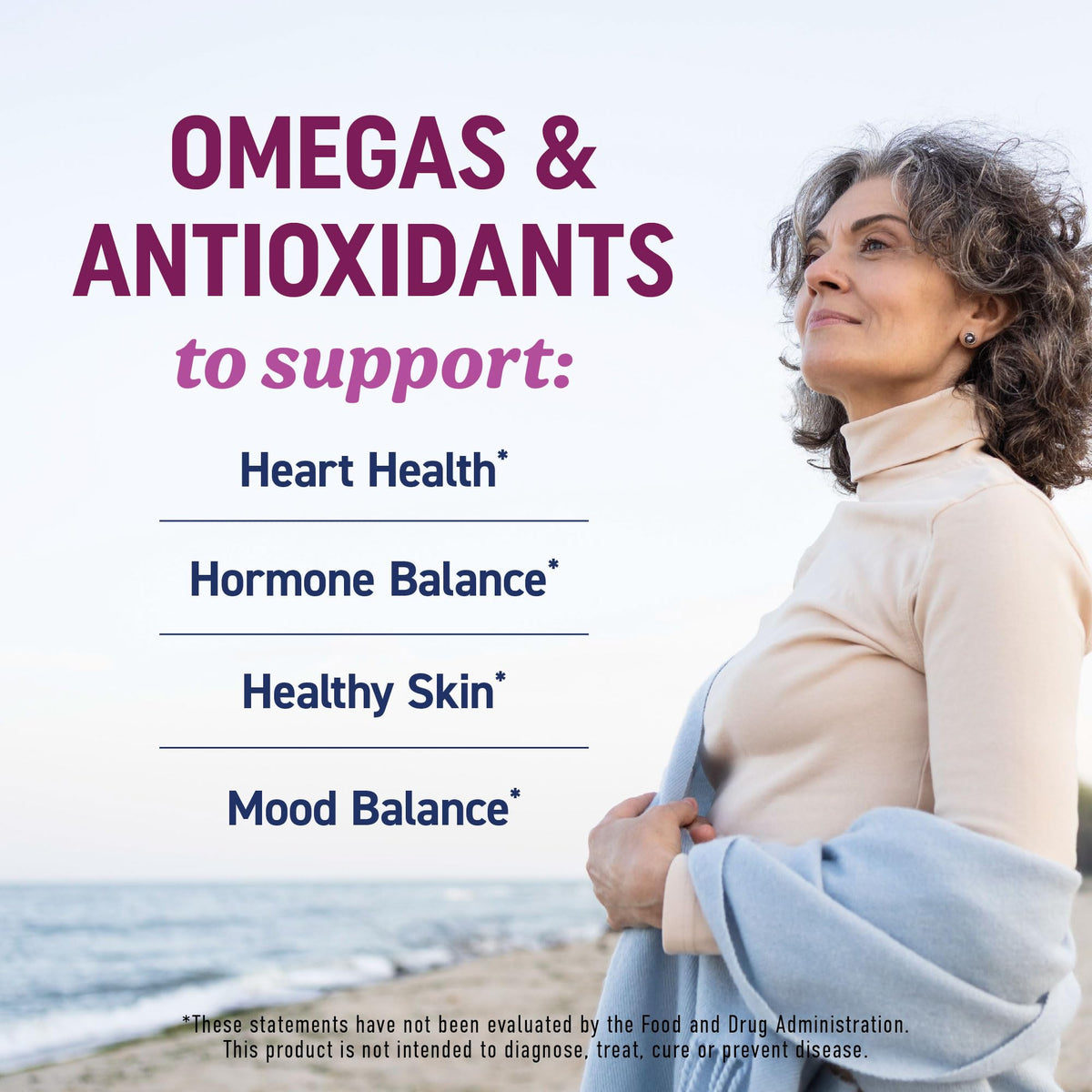 Fish Oil Omega 3 Supplements for Women | DHA + EPA | Heart Health, Hormone Balance, Skin & Wellness Support | 600MG Omega3 + 800MG Evening Primrose Oil