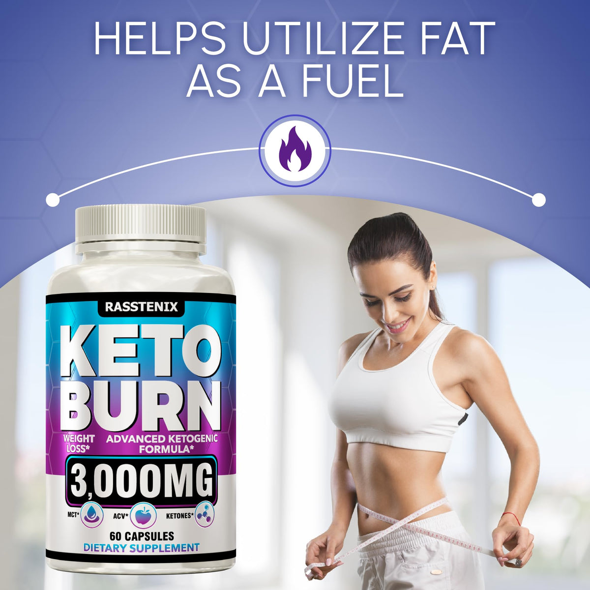 Rasstenix (2 Pack) Keto Pills - Lean Keto Diet Pills - Weight Fat Management Loss RasstenixBuy Supplements Australia