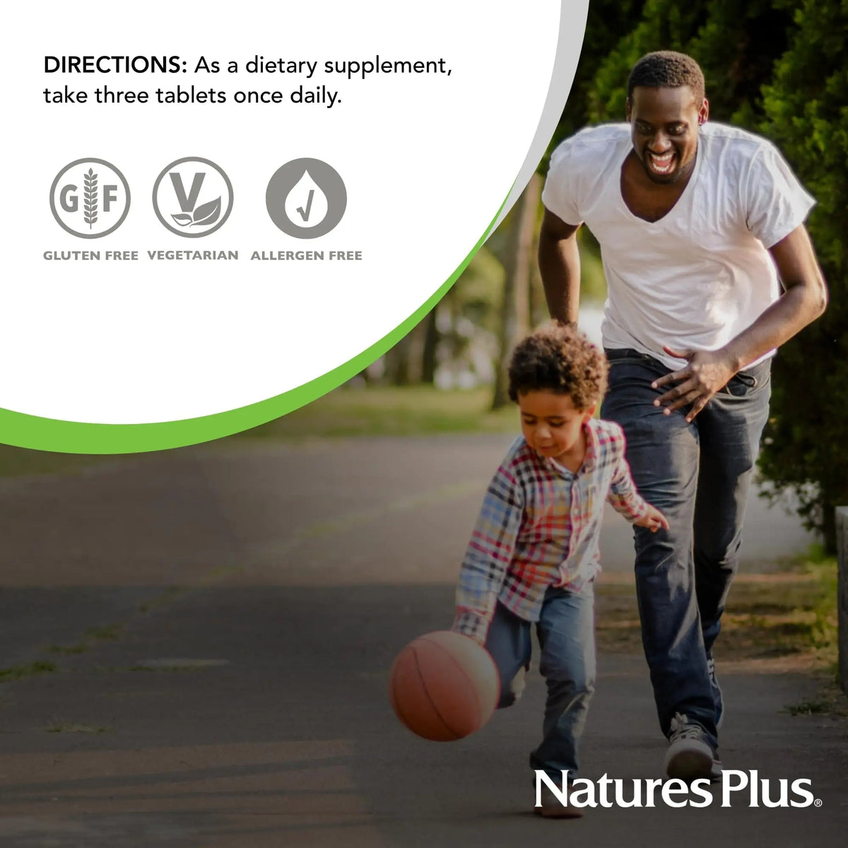 NaturesPlus Source of Life Gold Multivitamin - 180 Tablets - with Vitamins D3 & B12 - Blood, Bone & Immune Support NaturesPlus