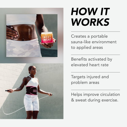 Sweet Sweat 'Workout Enhancer' Gel - Maximize Your Exercise & Sweat Faster - 13.5oz Sports ResearchBuy Supplements Australia