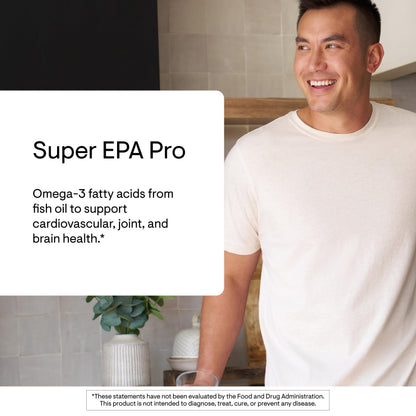 THORNE - Super EPA Pro - Omega-3 Fish Oil Supplement with EPA & DHA from Sustainably Sourced Cold-Water Fish - Promotes Blood Lipid Support* - Third-Party Certified