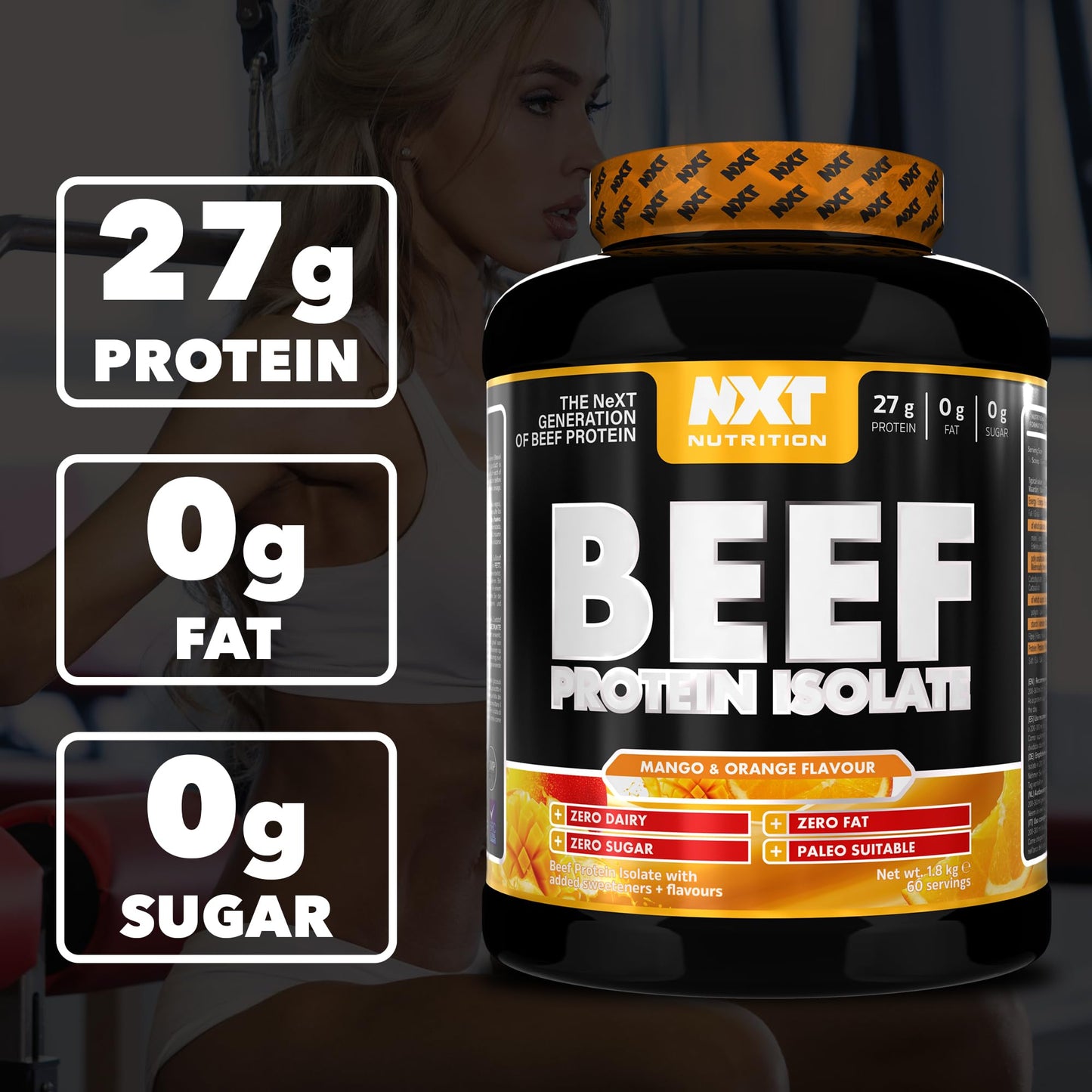 NXT Nutrition Beef Protein Isolate Powder - Protein Powder High in Natural Amino Acids NXT NutritionBuy Supplements Australia