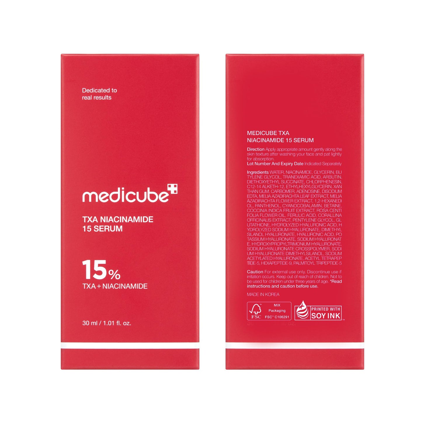 medicube TXA+Niacinamide 15% Glow Facial Serum for After Spot Care | All-in-One Daily