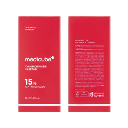 medicube TXA+Niacinamide 15% Glow Facial Serum for After Spot Care | All-in-One Daily