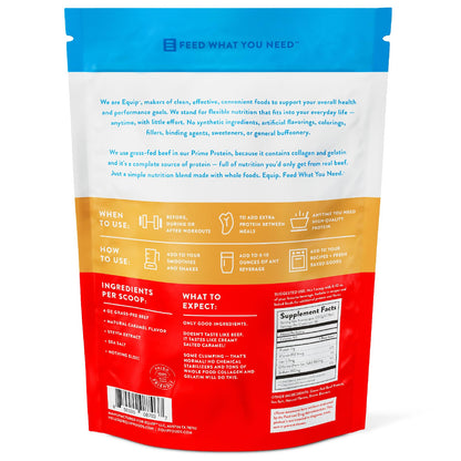 Equip Foods Prime Protein - Grass Fed Beef Protein Powder Isolate - Paleo and Keto EquipBuy Supplements Australia