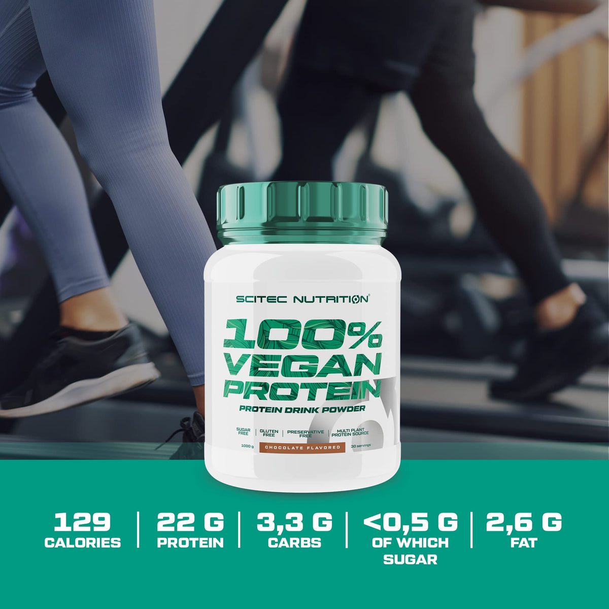 Scitec Nutrition 100% Vegan Protein – 5 Plant-Based Protein Sources – Fortified with Vitamin B12 Scitec NutritionBuy Supplements Australia