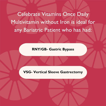 Celebrate Vitamins CelebrateONE, Iron Free - Once Daily Bariatric Multivitamin, Essential Vitamins & Minerals Celebrate Bariatric SupplementsBuy Supplements Australia