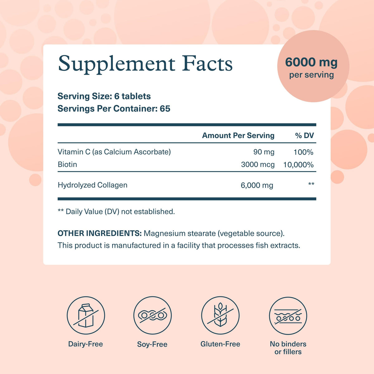 Youtheory Collagen + Biotin - Advanced Collagen Supplement - with Hydrolyzed Peptides, Vitamin C & Vitamin B - Supports Hair Growth, Nail Health & Skin - 390 Tablets Youtheory buy supplements Au