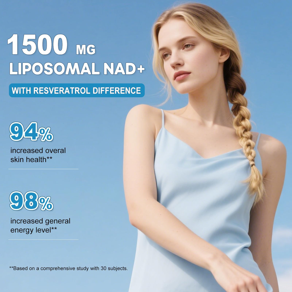 BEWORD Liposomal NAD 2000 Mg, 180 Capsules, 4-in-1 Formula with Liposomal NAD, Trans-Resveratrol, Non-GMO | Energy Support BEWORDBuy Supplements Australia
