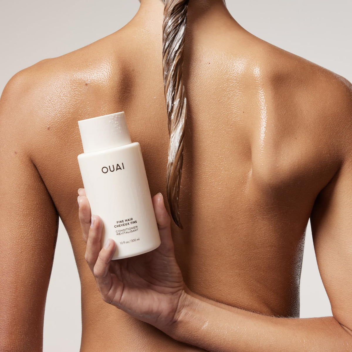 OUAI Fine Hair Conditioner Refill - Volumizing Conditioner Made with Keratin, Biotin and Chia Seed Oil - Adds Softness, Bounce and Volume - Free from Parabens, Sulfates, and Phthalates (32 Oz) OUAIBuy Supplements Australia