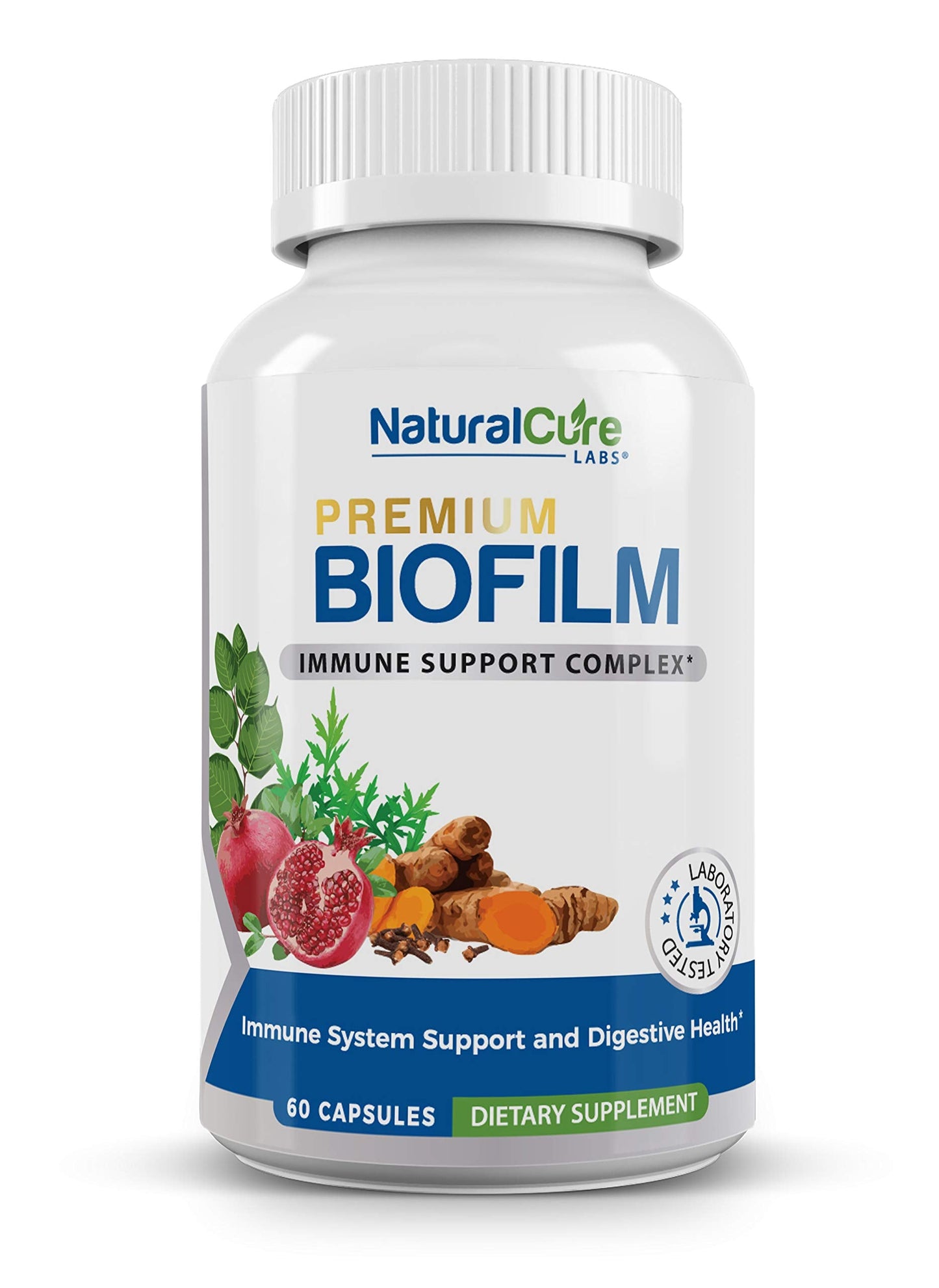 Natural Cure Labs Biofilm Complex – Premium Botanicals & Herbs | Digestive & Immune Wellness Support | Vegan, Non-GMO, Gluten-Free