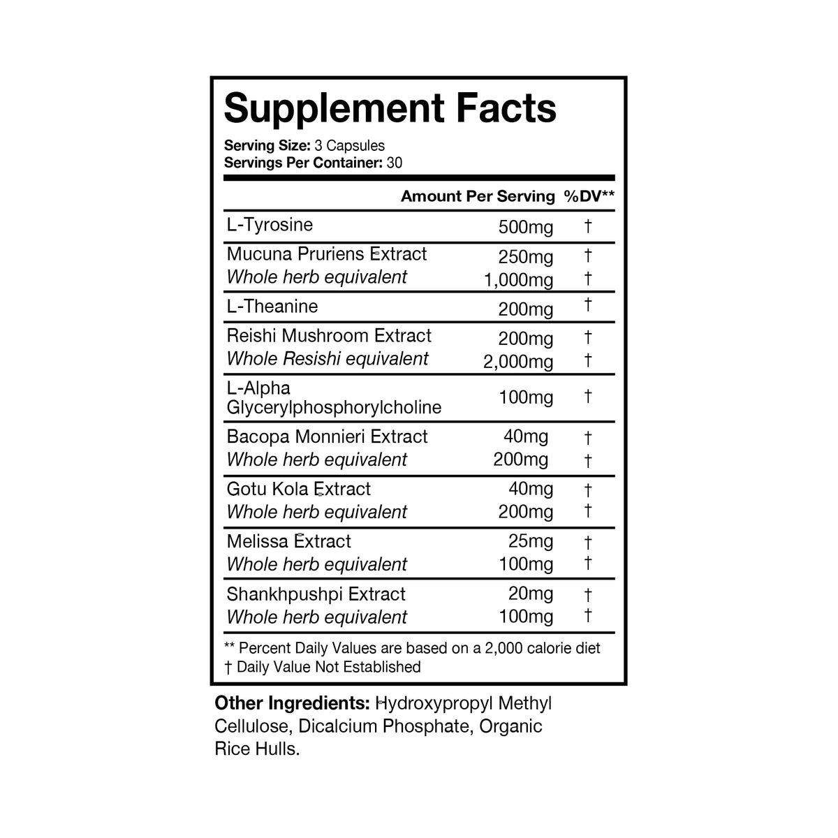 Terra Health Essentials NOOFOCUS - Nootropics Brain Support Supplement with Adaptogenic Mushrooms, Alpha-GPC, Gotu Kola, L-Theanine for Focus & Memory - All Natural, 30 Day Supply Terra Health EssentialsBuy Supplements Australia