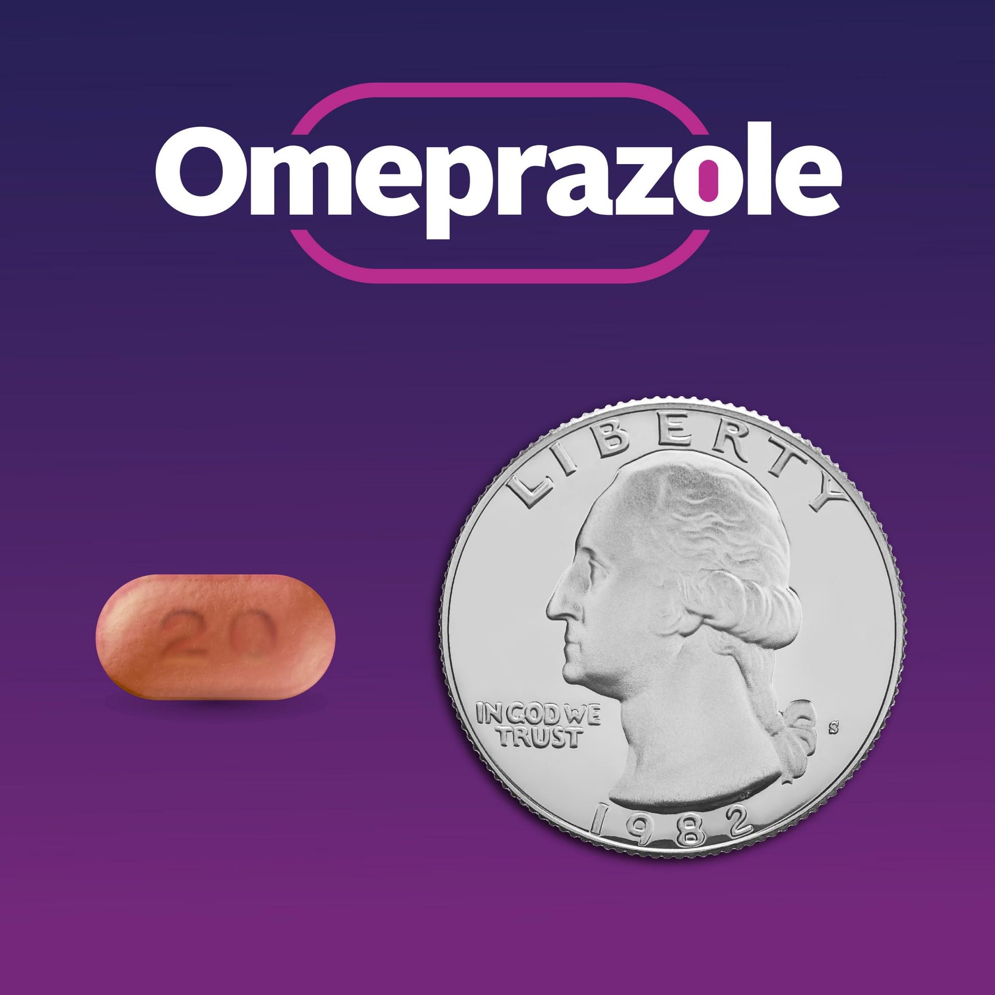 GoodSense Omeprazole Delayed Release Tablets 20 mg, Stomach Acid Reducer for Frequent Heartburn Treatment, 42 Count GoodSense buy supplements Au