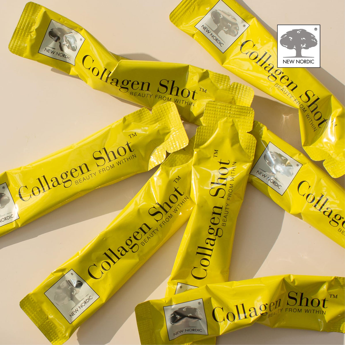 New Nordic Collagen Shot High-Absorbency Premium Liquid Daily Sachets - 15x Hydrolysed Shots - Freshwater Marine Collagen New Nordic LtdBuy Supplements Australia