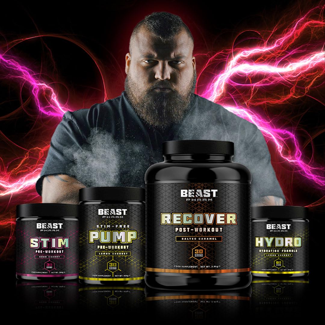 Beast Pharm | Recover Whey Protein Powder | 2.4kg/30 Servings | Cookies & Cream Beast PharmBuy Supplements Australia