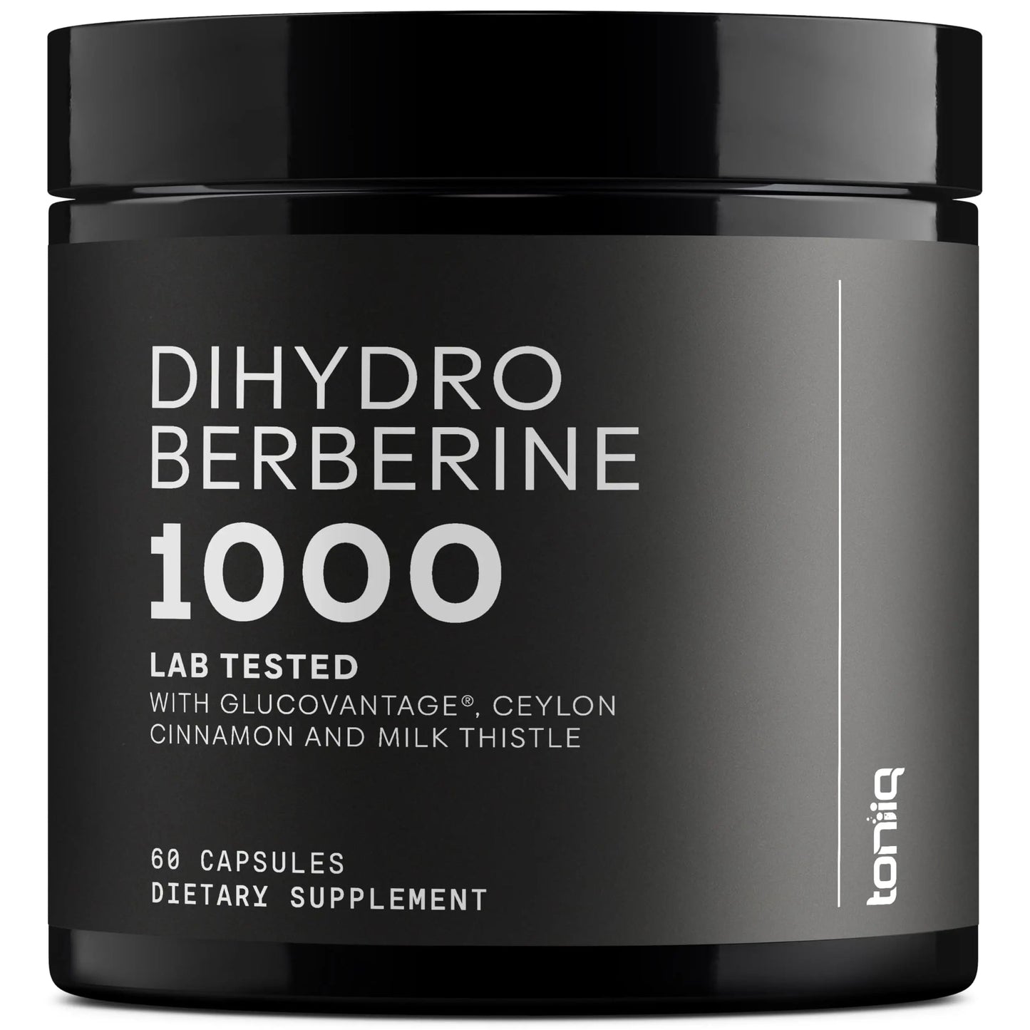 Toniiq Dihydroberberine Supplement - Ultra High Potency 1,000mg Formula with GlucoVantage, 10:1 Ceylon Cinnamon & 50:1 Milk Thistle - Third-Party Lab Tested Toniiq buy supplements Au