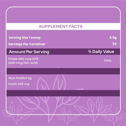 Holiherb 4g Myo Inositol + Folic Acid HoliherbBuy Supplements Australia