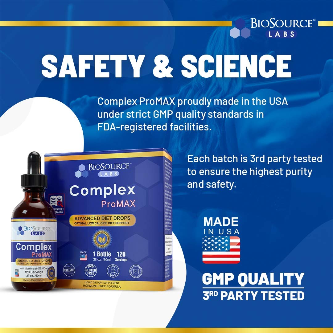 BioSource Labs Complex ProMAX Premium Diet Drops (2 x 2 oz Bottle) BioSource LabsBuy Supplements Australia
