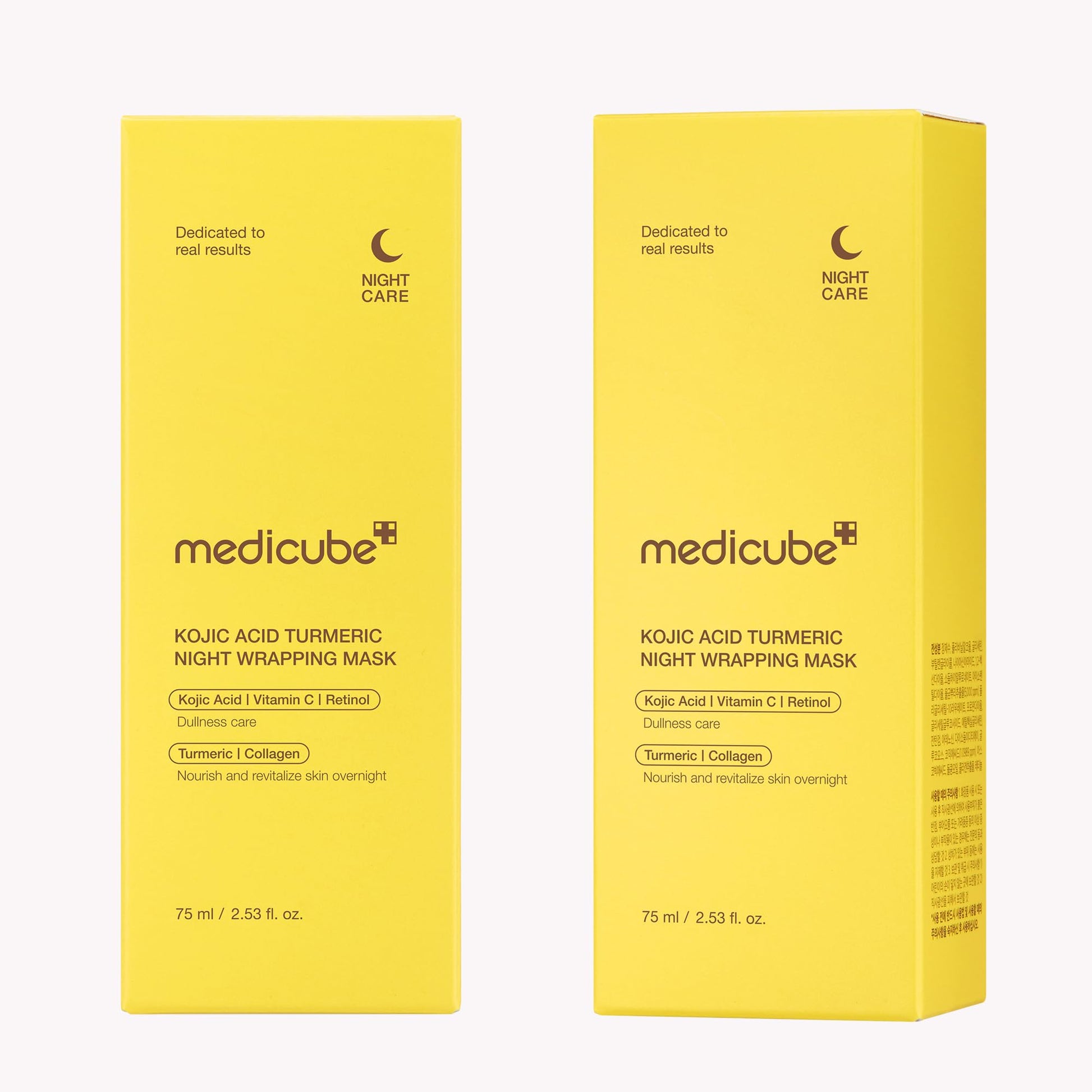 medicube Wrapping Mask Kojic Acid, Turmeric, Vitamin C Overnight Peel Off Facial Mask | Brighten & Defends Against Skin Stress for a Clear, Glowing Complexion | Korean Skin Care, 2.53 fl.oz medicube buy supplements Au