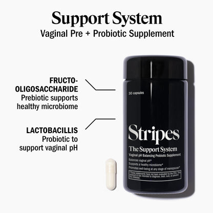 STRIPES by Naomi Watts - The Support System - Daily Vaginal Pre + Probiotic Maintains a Healthy pH STRIPESBuy Supplements Australia