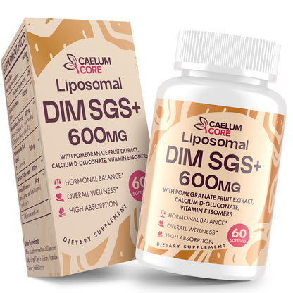 CEALMU CORE Liposomal DIM SGS Supplement - Estrogen Supplements for Women & Men Contains Sulforaphane Glucosinolate, Vitamin E, Pomegranate Fruit - Support Detox and Antioxidant (1 Pack) CEALMU COREBuy Supplements Australia