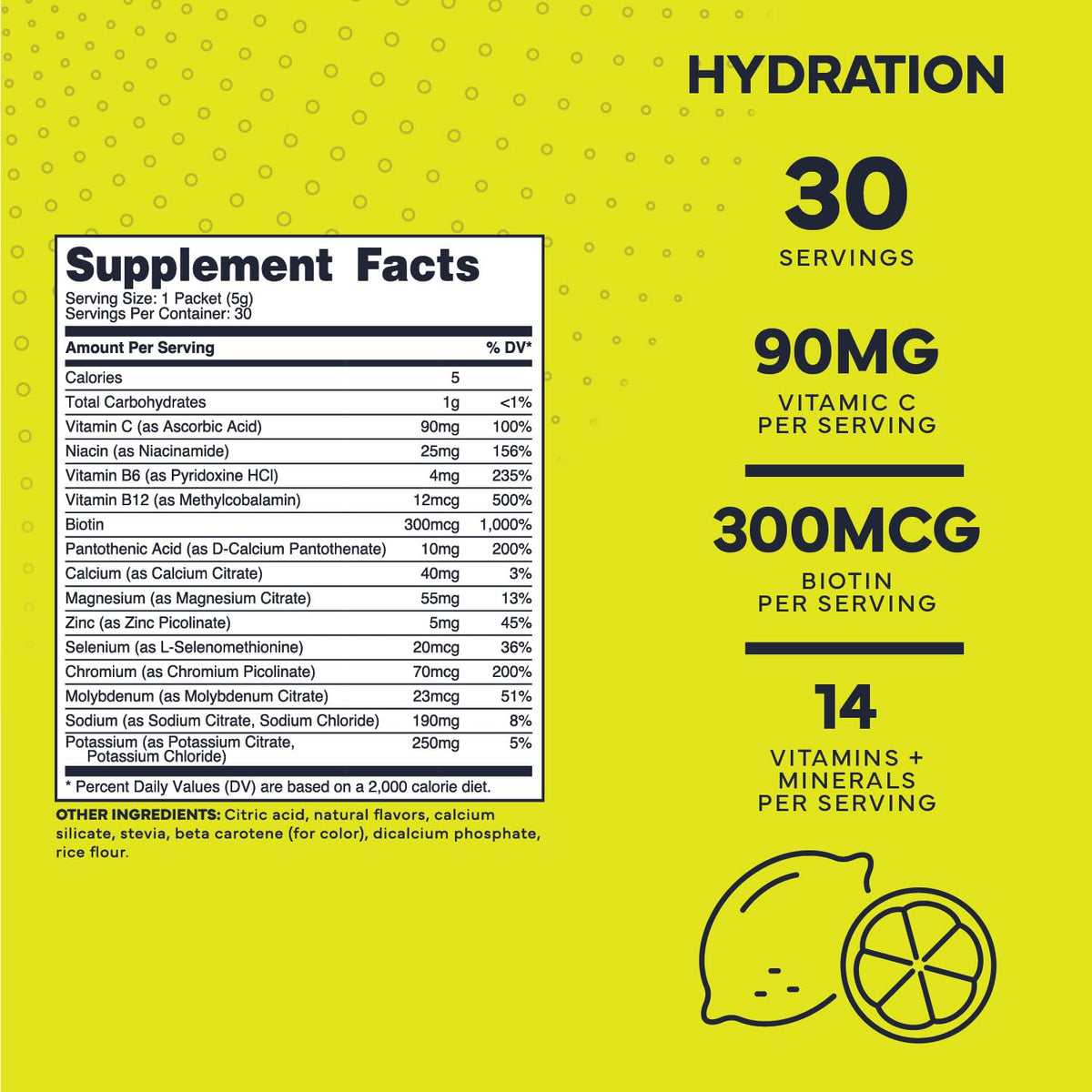 Type Zero Clean Hydration + Electrolytes Drink Mix (30 Single-Serving Packets) (Citrus Lime Flavored) - Advanced Hydration for Any Occasion Type ZeroBuy Supplements Australia