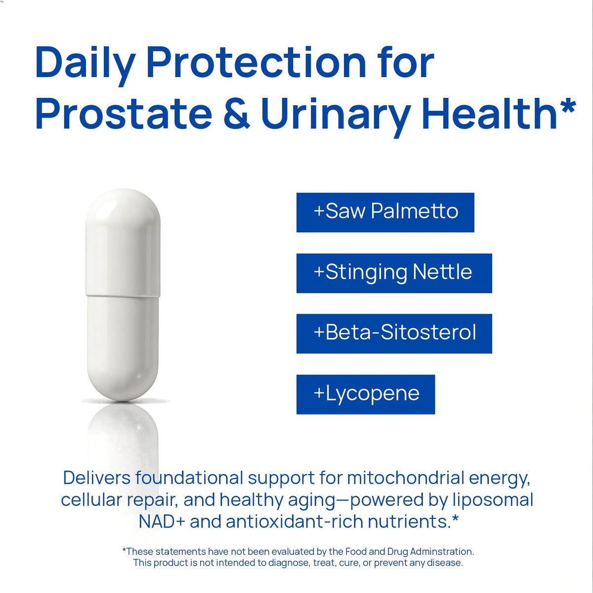 Liposomal NAD Supplement for Men – NMN Supplement Nitric Oxide Prostate Health Supplements with Resveratrol, CoQ10, L Citrulline and Lycopene for Anti-Aging & Cellular Energy Support 60 Capsules SelerbBuy Supplements Australia