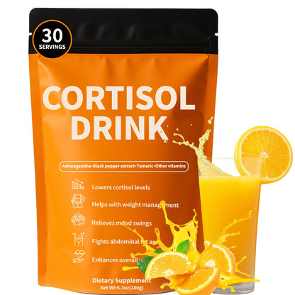 Rulinal Cortisol Drink Powder | Cortisol Supplements for Women | Ashwagandha, L-Theanine, Turmeric Root, Black Pepper Extract for Relax & Focus, Healthy Cortisol Levels, Mental Clarity, Vegan, 6.3oz RulinalBuy Supplements Australia