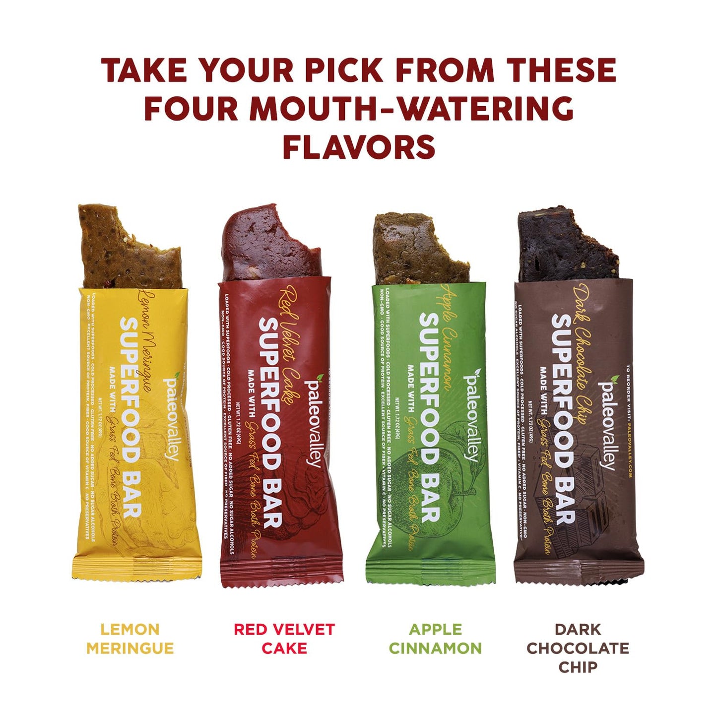 Paleovalley Superfood Bars – Red Velvet– 10 Pack – 9g Protein per Bar – Gluten-Free, Grain-Free, Paleo, Non-GMO – On-the-Go Snack PaleovalleyBuy Supplements Australia