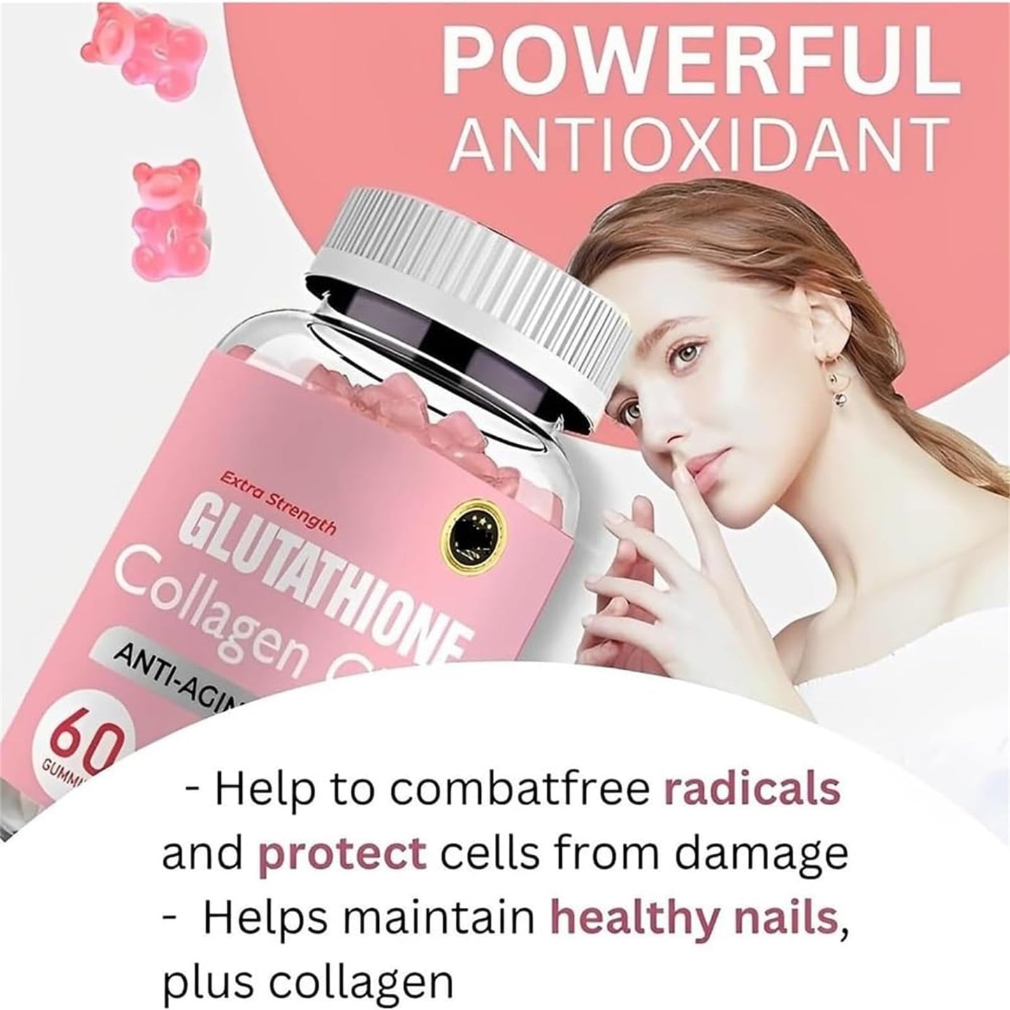 Caduola Glutathione Collagen Glow Gummies, Glutathione Collagen Glow Gummies for Dark Spot CaduolaBuy Supplements Australia
