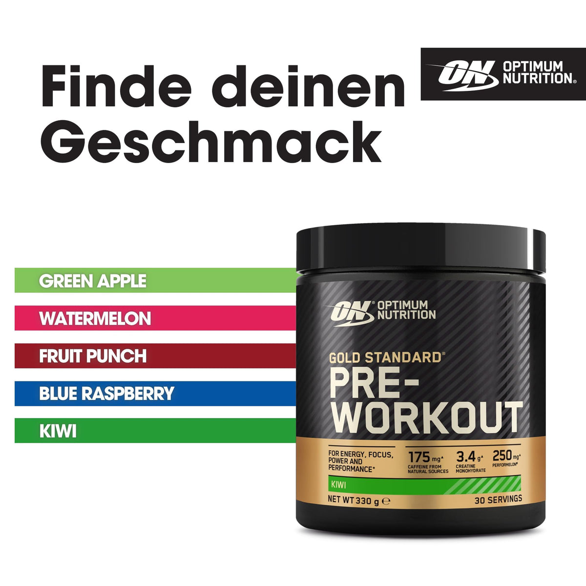 Optimum Nutrition Gold Standard Pre Workout Powder, Energy Drink with Creatine Monohy Optimum NutritionBuy Supplements Australia