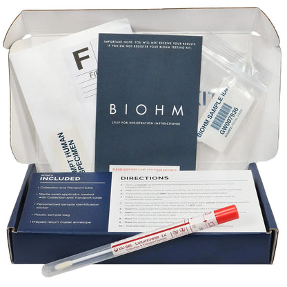 BIOHM Gut Health Test Kit for Microbiome and Digestive Health Analysis, Home Test Kit with Gut Score, Easy-to-Read Results and Actionable Recommendations BIOHMBuy Supplements Australia