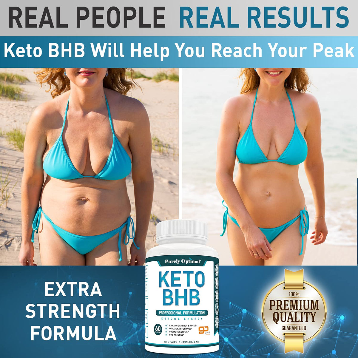 Purely Optimal Keto BHB Exogenous Ketones Supplement - Keto Diet Pills for Ketosis Purely OptimalBuy Supplements Australia