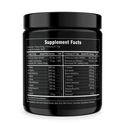 Uncaged Extreme Pre-Workout Powder - Extreme Energy, Focus, Nitric Oxide & Muscle ALPHA WOLFBuy Supplements Australia