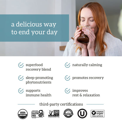 Organifi - Gold Chocolate - Superfood Supplement Powder - 20 Day Supply - Supports Rest OrganifiBuy Supplements Australia
