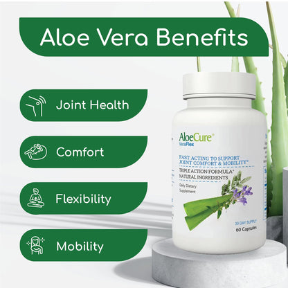 AloeCure VeraFlex Natural Joint Support Supplement with USDA Organic Aloe Vera AloeCureBuy Supplements Australia
