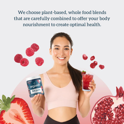 Organifi Red Juice - Vegan Energy Powder - Berry-Flavored Adaptogen Drink OrganifiBuy Supplements Australia