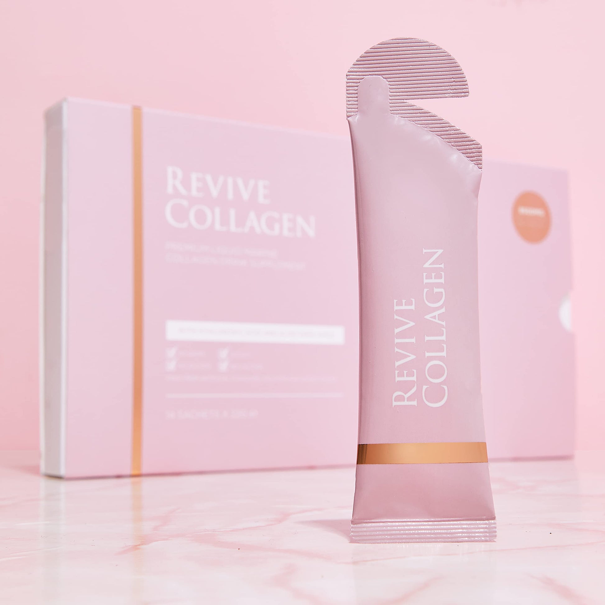 Revive Collagen Premium 8,500mg Hydrolysed Marine Collagen Drink with Added Hyaluronic Acid & Aloe Vera Revive CollagenBuy Supplements Australia