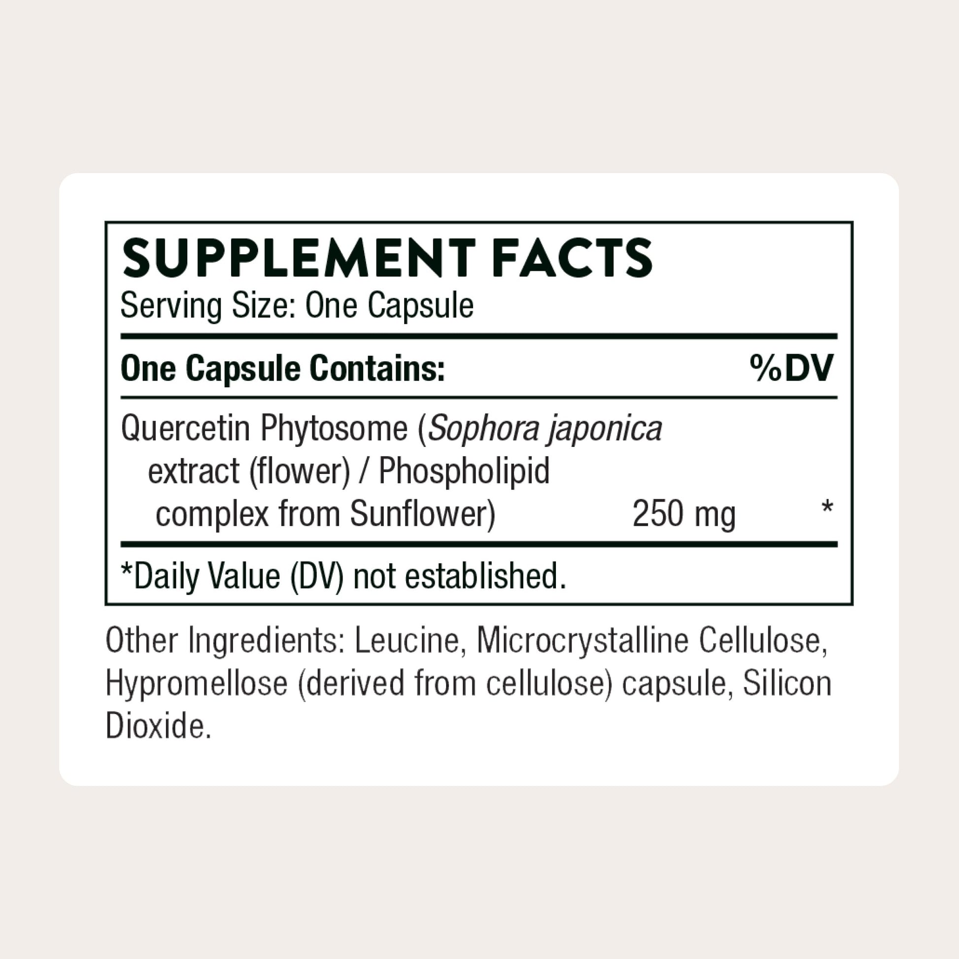 THORNE - Quercetin Phytosome - Exclusive Phytosome Complex for Immune Health, Respiratory Support & Seasonal Allergy Relief* - 60 Servings THORNEBuy Supplements Australia